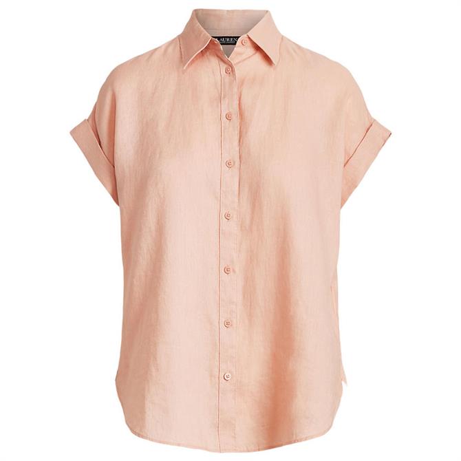 Lauren Ralph Lauren Broono Linen Dolman Sleeve Shirt